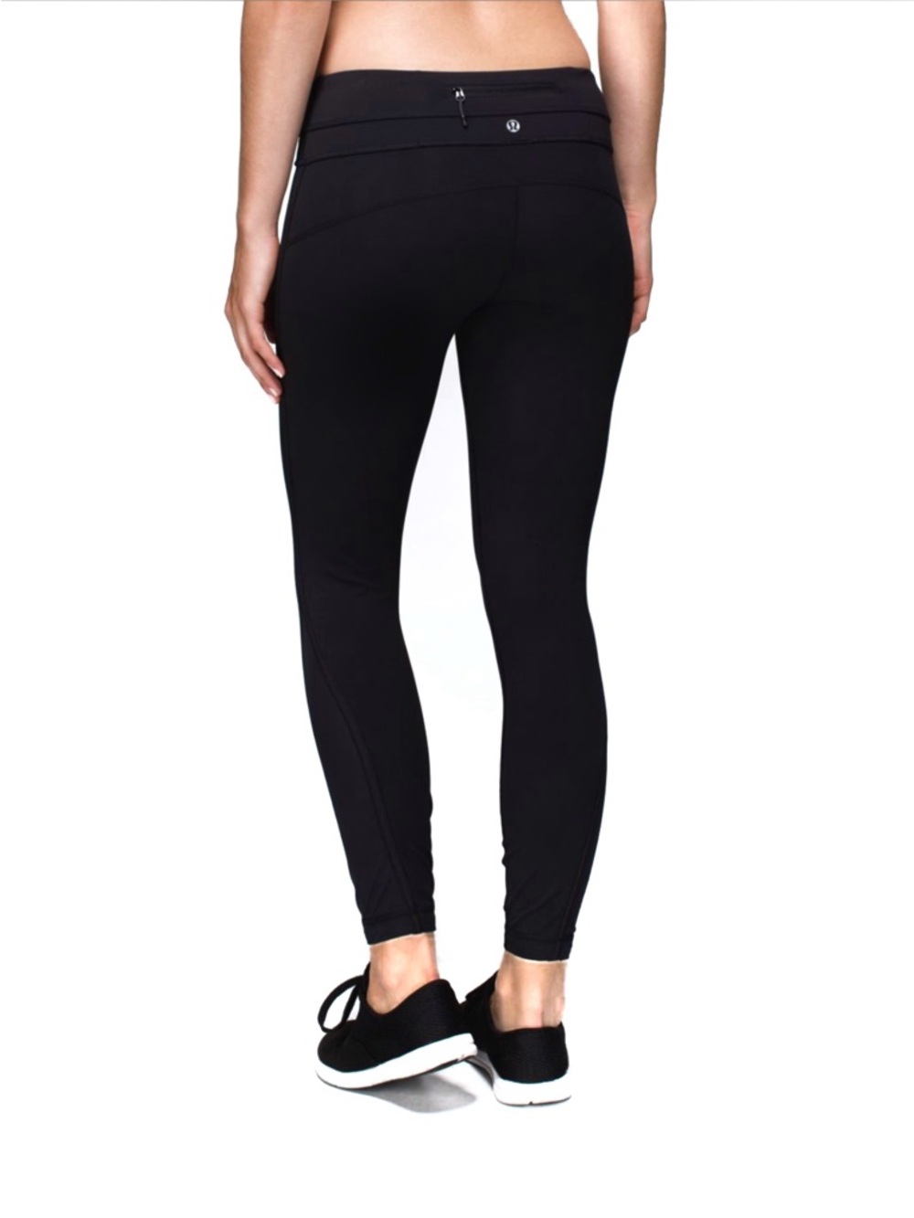 Lululemon Run: Pace Tight With Mesh Leg Panels and Reflective Fold Up Ankle Hem